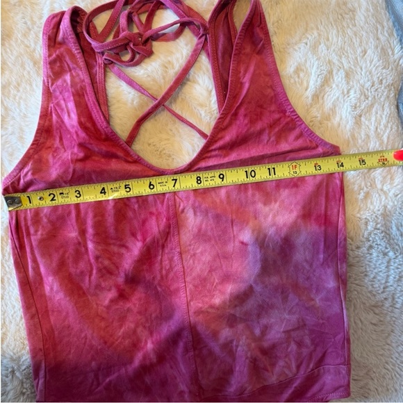 ⭐️4/$20 BUNDLE ITEM⭐️ Dainty Hooligan Tie-Dye Lace Up Bodysuit Size Small - Picture 6 of 8